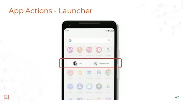 App Actions - Launcher
42
