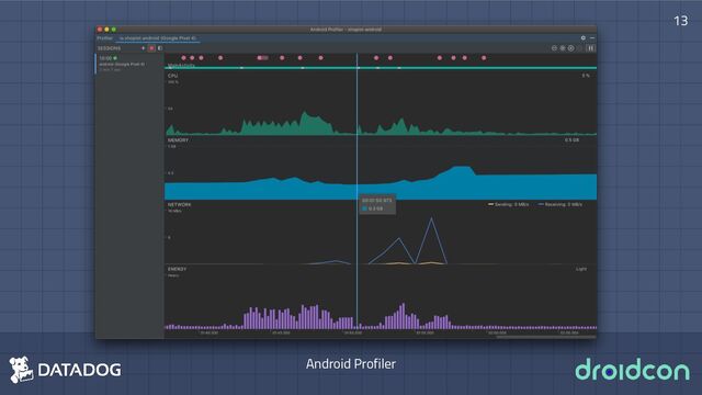 13
Android Profiler
