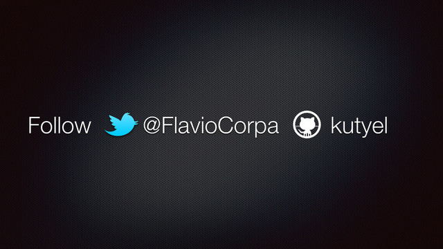 Follow @FlavioCorpa kutyel
