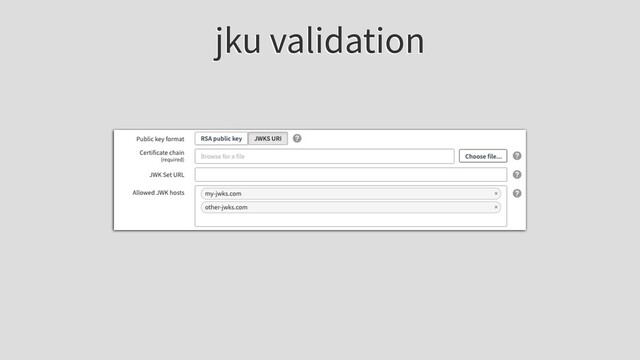 jku validation

