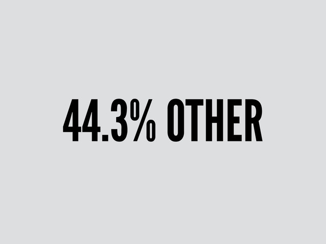 44.3% OTHER
