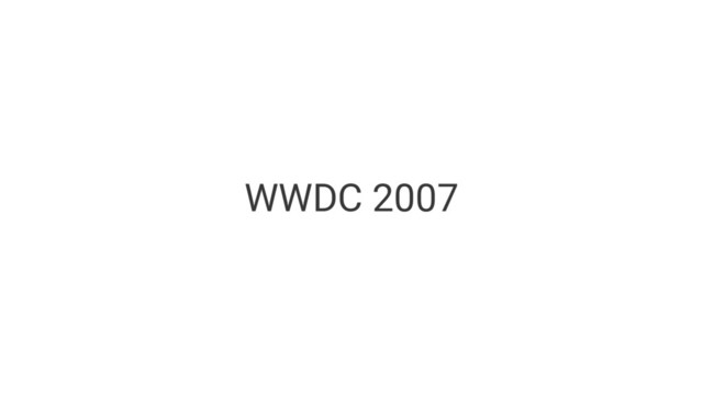 WWDC 2007
