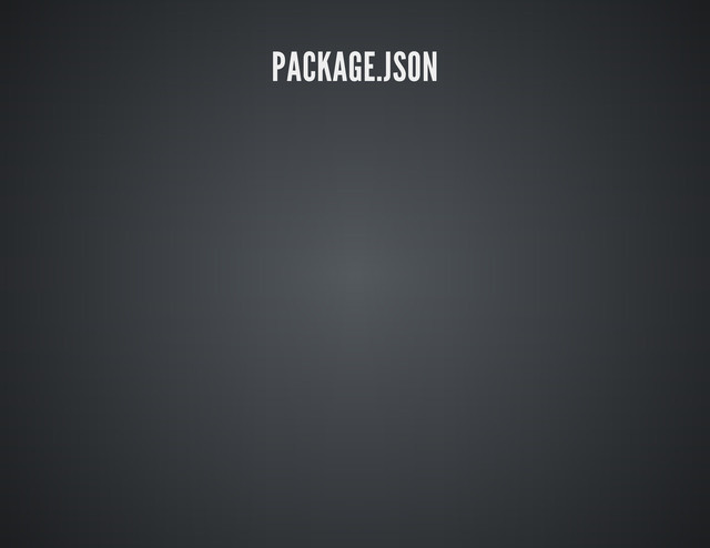 PACKAGE.JSON
