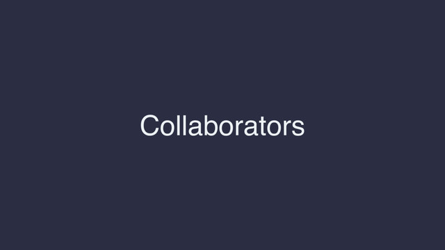 Collaborators
