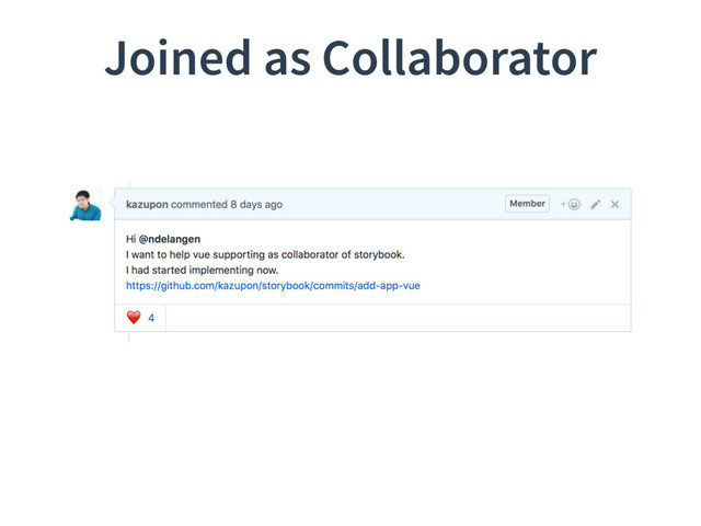 Joined as Collaborator
