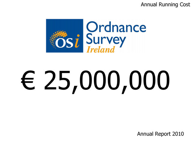 € 25,000,000
Annual Report 2010
Annual Running Cost
