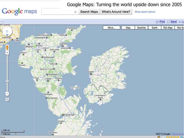 Google Maps: Turning the world upside down since 2005
