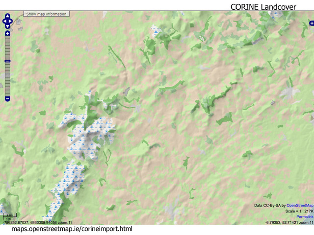 CORINE Landcover
maps.openstreetmap.ie/corineimport.html
