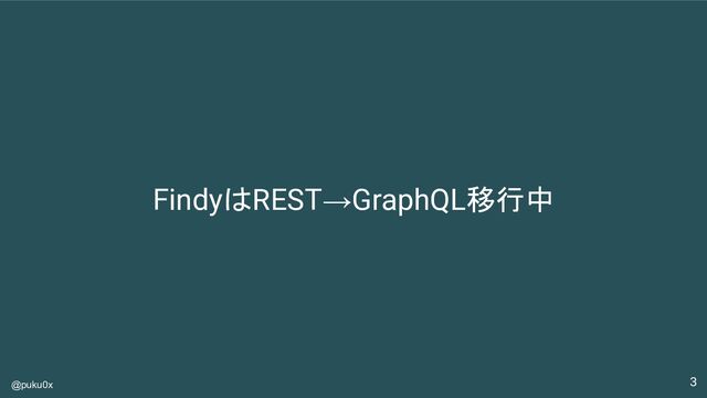 @puku0x
FindyはREST→GraphQL移行中
3
