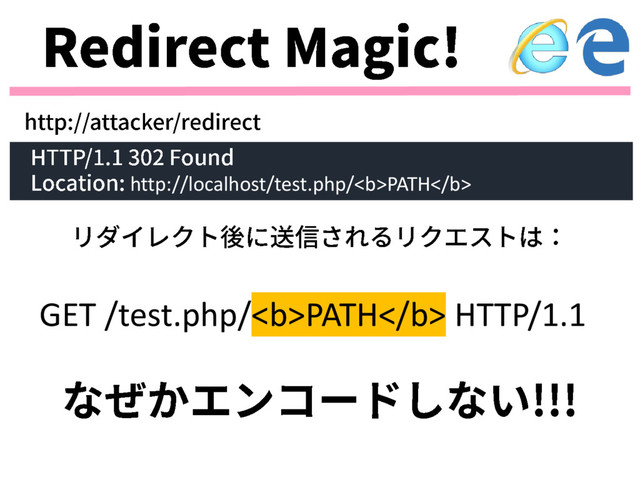 http://localhost/test.php/<b>PATH</b>
GET /test.php/<b>PATH</b> HTTP/1.1
