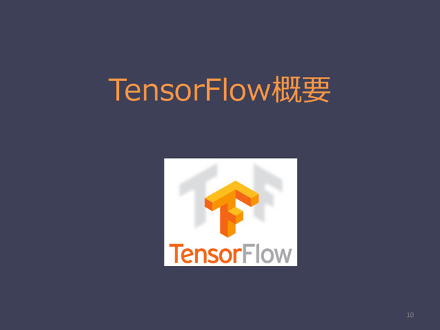 TensorFlow概要
by  Norhiro Shimoda
10

