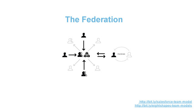 http://bit.ly/salesforce-team-model
http://bit.ly/eightshapes-team-models
The Federation
