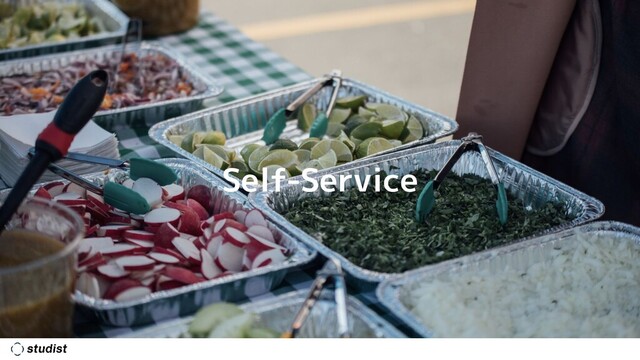 #agiletechexpo
Self-Service

