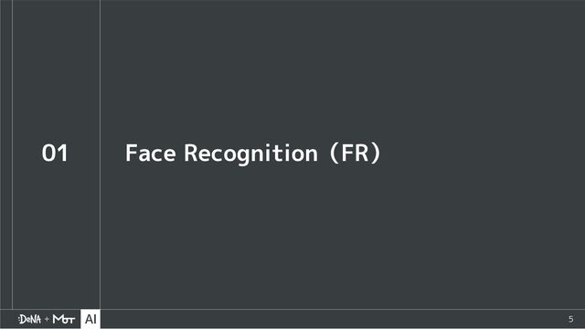 5
01 Face Recognition（FR）
