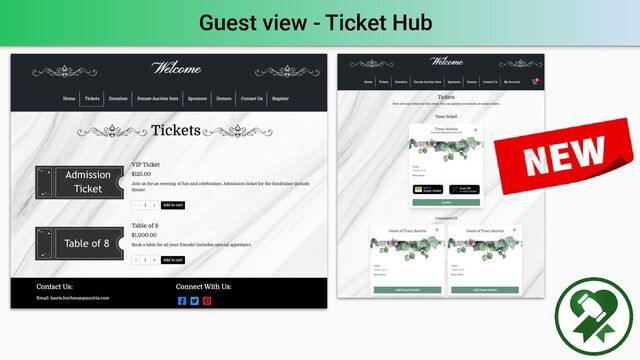 Guest view - Ticket Hub
