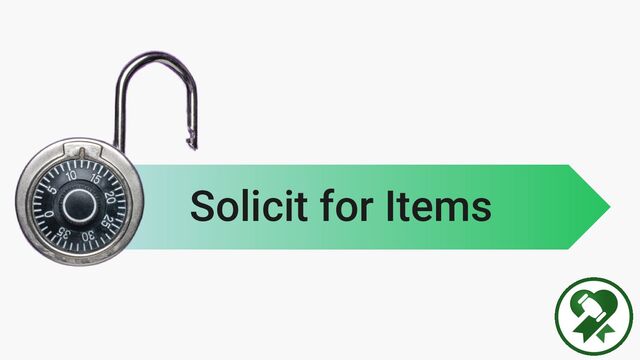 Solicit for Items

