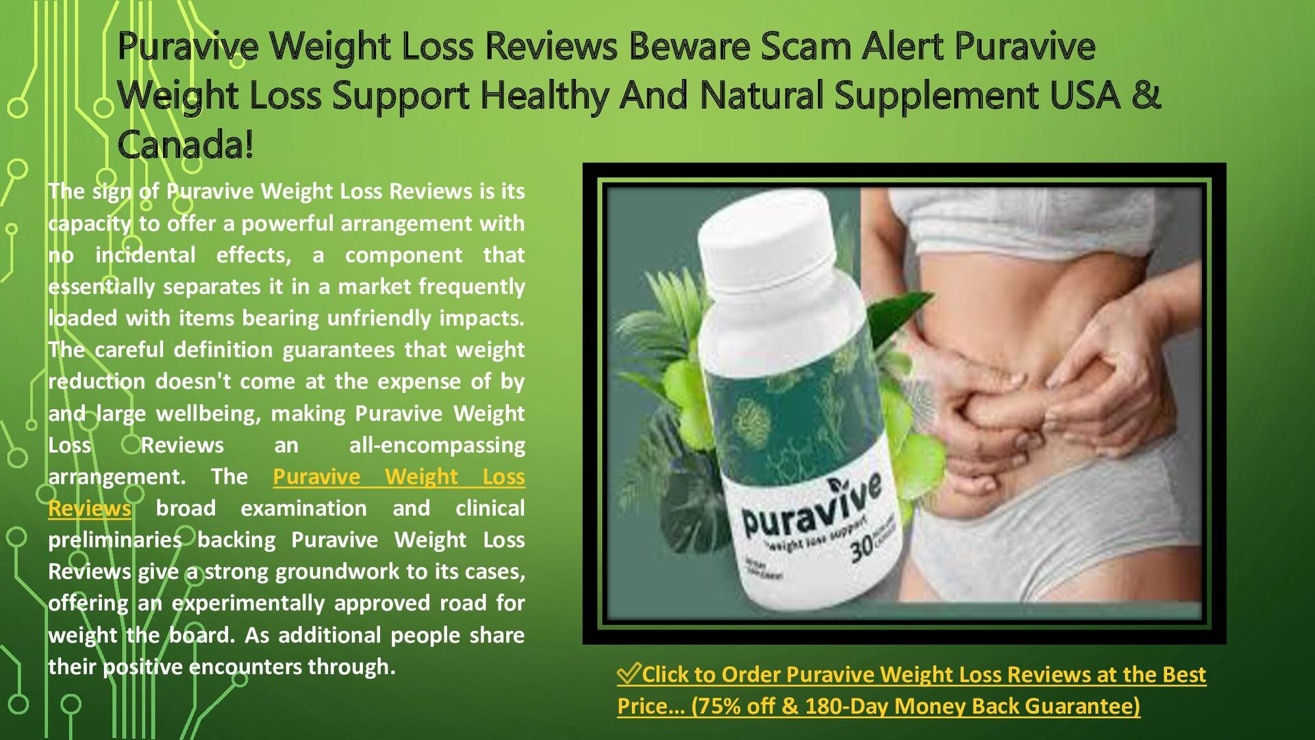 Puravive Weight Loss Reviews Beware Scam Alert Puravive Weight Loss