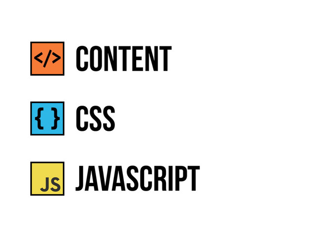 CSS
JavaScript
content
