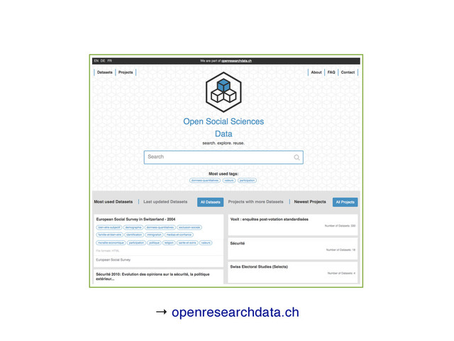 → openresearchdata.ch
