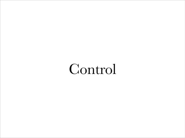 Control
