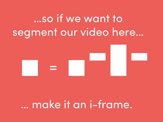 =
…so if we want to
segment our video here…
… make it an i-frame.
