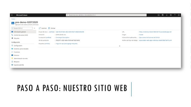 PASO A PASO: NUESTRO SITIO WEB
