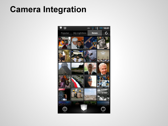 Camera Integration
