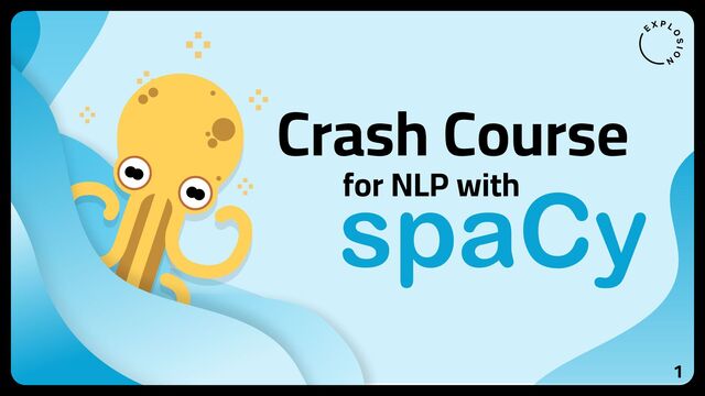 1
Crash Course
for NLP with
