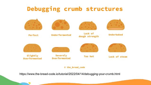 https://www.the-bread-code.io/tutorial/2022/04/14/debugging-your-crumb.html
