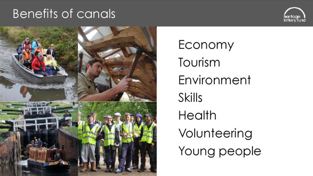 Economy
Tourism
Environment
Skills
Health
Volunteering
Young people
Benefits of canals
