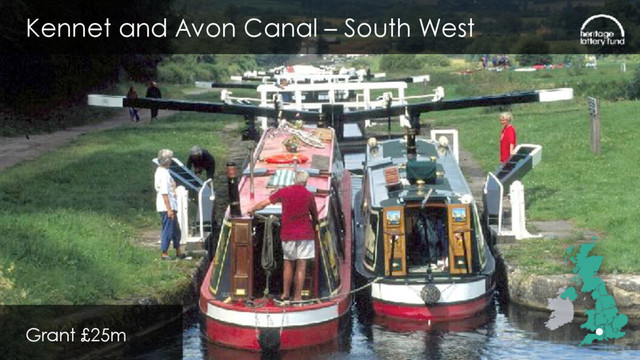 Kennet and Avon Canal – South West
Grant £25m
