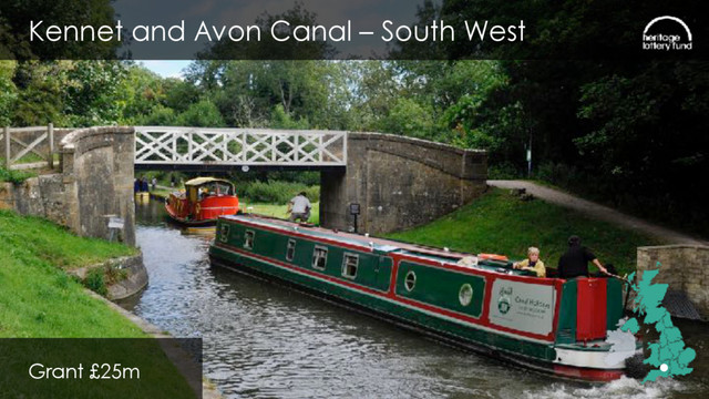 Kennet and Avon Canal – South West
Grant £25m

