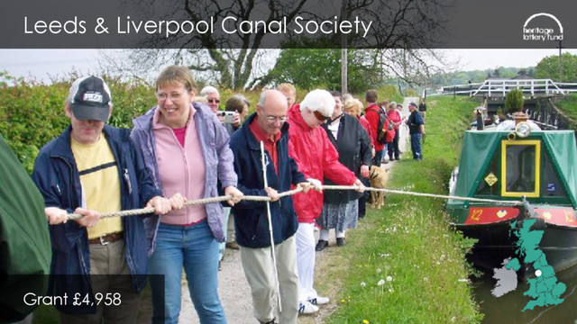 Leeds & Liverpool Canal Society
Grant £4,958
