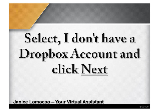Janice Lomocso – Your Virtual Assistant
