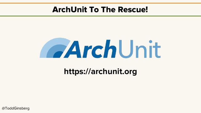 @ToddGinsberg
ArchUnit To The Rescue!
https://archunit.org
