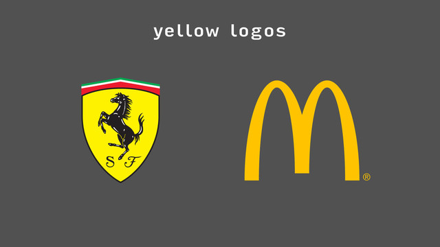 yellow logos
