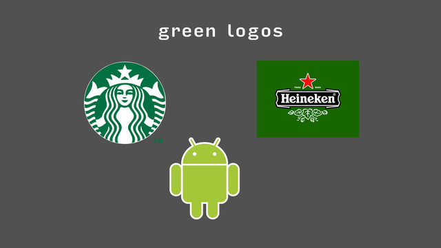 green logos
