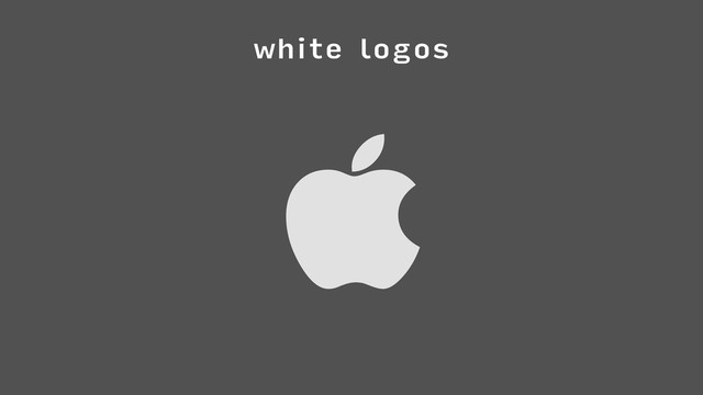 white logos
