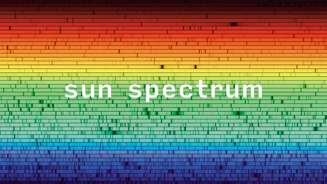 sun spectrum
