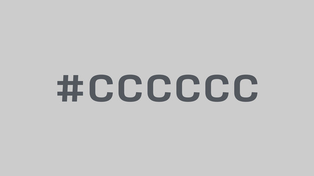 #CCCCCC
