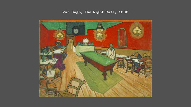 Van Gogh, The Night Café, 1888
