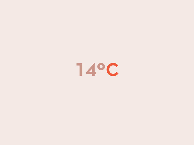 14ºC
