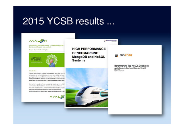 2015 YCSB results ...

