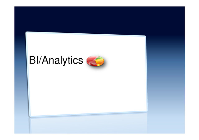 BI/Analytics
