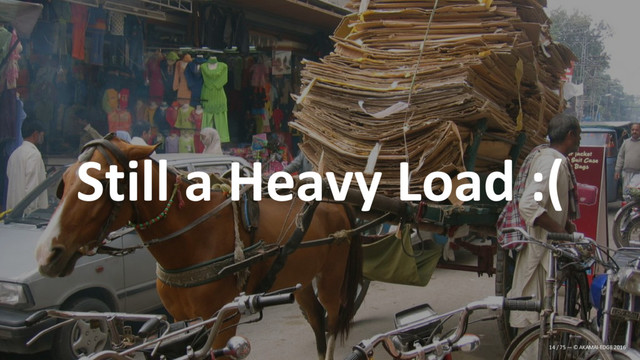 Still a Heavy Load :(
14 / 75 — © AKAMAI-EDGE 2016
