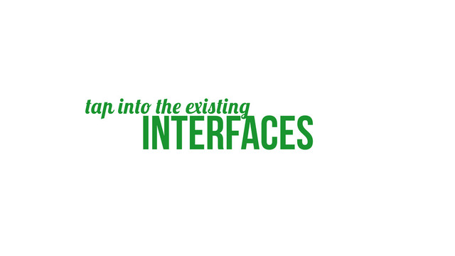 interfaces
