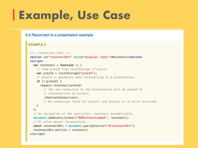 Example, Use Case
