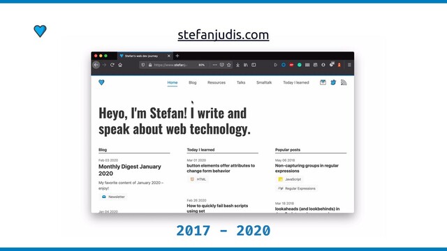 stefanjudis.com
2017 - 2020
