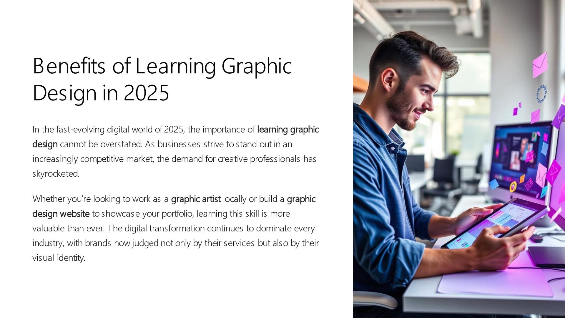 Graphics That Support Learning Benefits of learning graphic design in 2025 - Speaker Deck