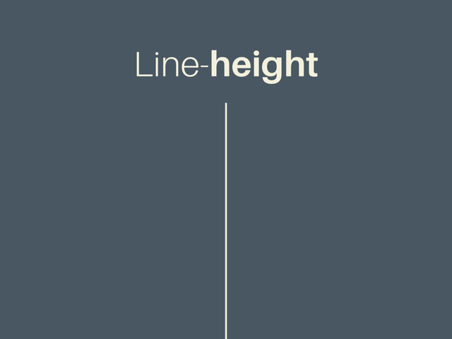 Line-height
